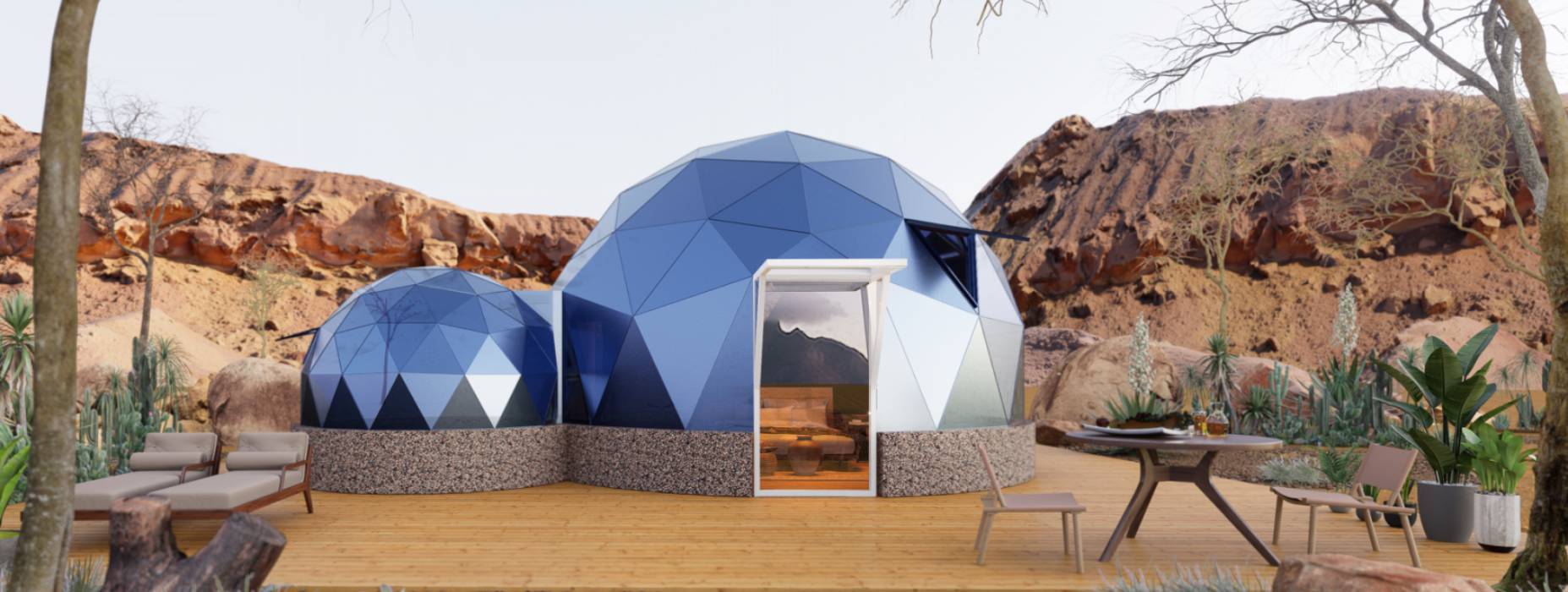 海东球形智能光伏玻璃星空房